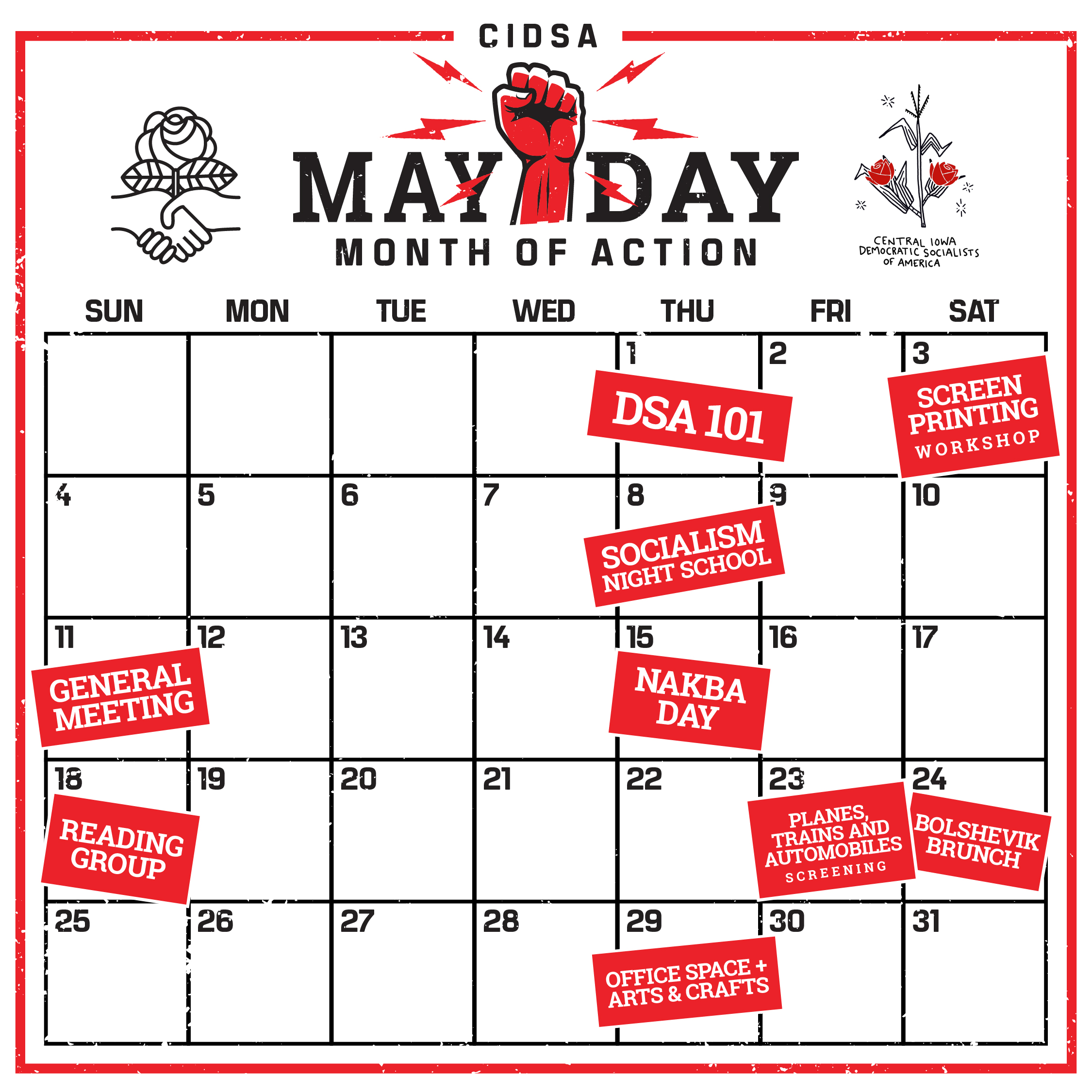 Calendar of Events